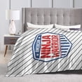 thumbnail image 4 of American Ninja Warrior Banner Shield Banner Fleece Blanket, Very Soft Microfiber Flannel Blanket for Couch Warm and Cozy for All Seasons, 4 of 6