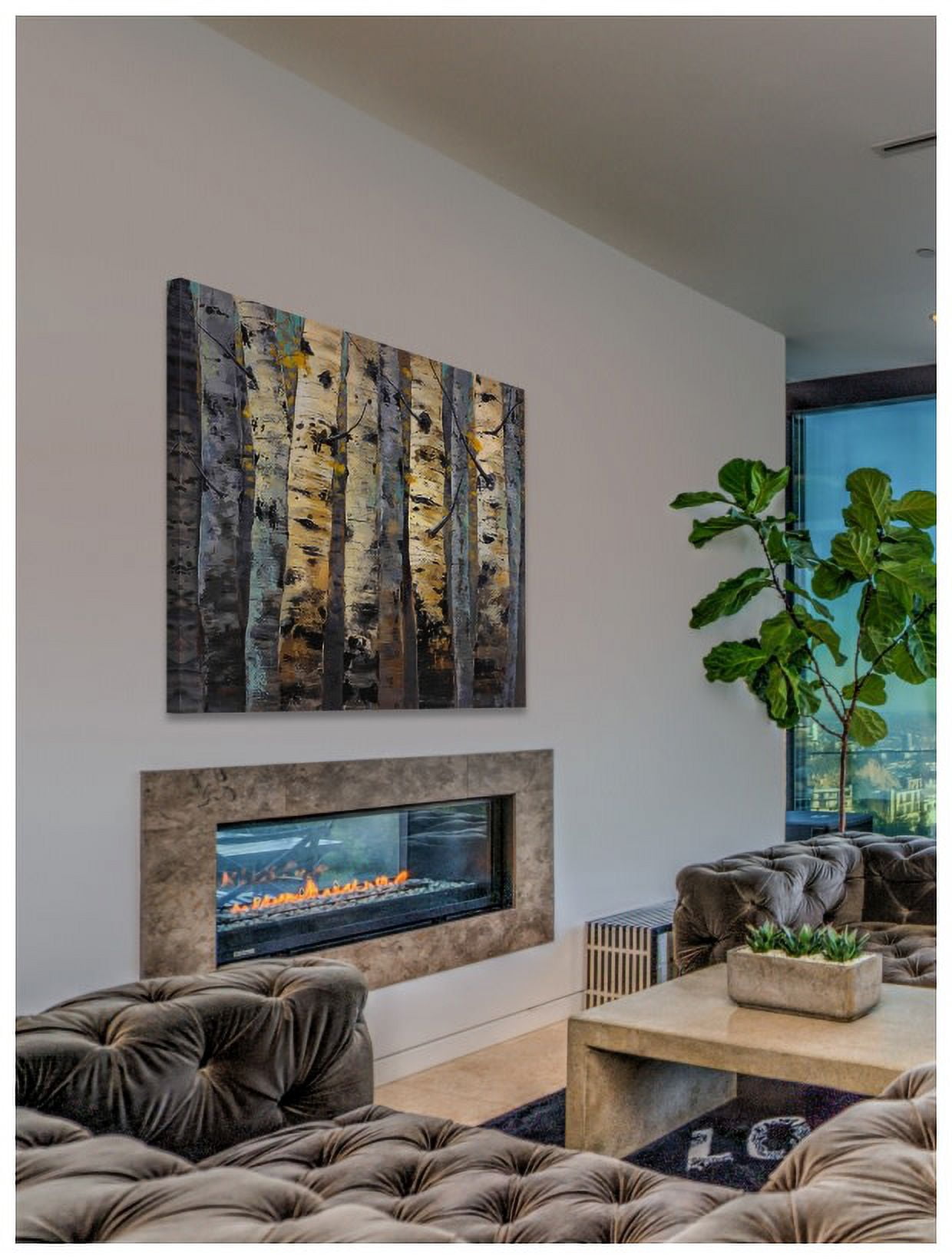 "Gold Infusion II" Painting Print on Wrapped Canvas
