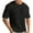 Black, variant on Men's Knit T-Shirts Short Sleeve Crewneck Shirt Casual Textured Loose Fit Pullover Solid Texture Knit Shirt White