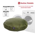 thumbnail image 5 of Majestic Pet | Villa Velvet Round Pet Bed For Dogs, Removable Cover, Fern, Medium, 5 of 5