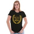 thumbnail image 4 of Funny Sarcastic Drama Free Zone Joke Womens Slim Fit Graphic Tee Brisco Brands S, 4 of 5