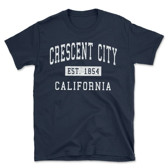 Crescent City California Classic Established Men's Cotton T-Shirt