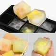 thumbnail image 3 of LELINTA Silicone Ice Maker Easy-Release Silicone & Flexible 8-Ice Cube Trays Spill-Resistant, Giant Ice Cubes Keep Your Drink Cooled for Hours, Reusable, 3 of 7