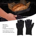 thumbnail image 4 of Guantes Ignífugos Para Parrilla, Guantes Negros Para Barbacoa, Silicona De Algodón, Antideslizantes Para Hornear, 4 of 7