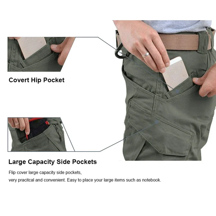 【新品】GREEN CLOTHING MOVEMENT CARGO GRAY FEDTOSING Relaxed Work Cargo Pants Outdoor Mens Pant Greyish