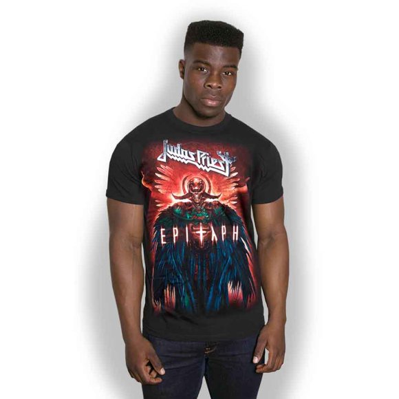 T-Shirt Unisexe Judas Priest Épitaphe Jumbo