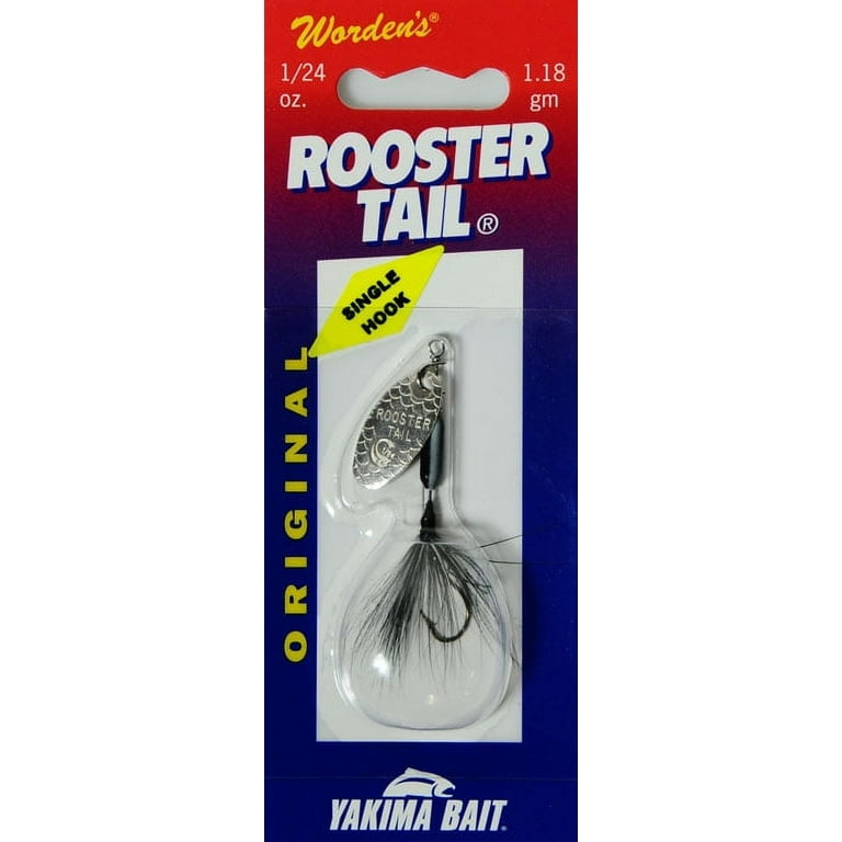 Yakima Bait Worden's Original UV Coated Single Hook Rooster Tail