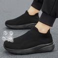 thumbnail image 2 of Willtoo Sneakers for Women Breathable Mesh Slip‑on Knit Walking Shoes Lightweight Thick Platform Sole Elevated Casual Tennis Shoes, 2 of 5