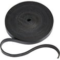 thumbnail image 3 of 5.5Yards Genuine Leather Strip 0.2inch Wide Flat Cowhide Leather Cord Black Natural Leather Braiding String, 3 of 9