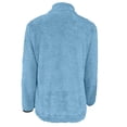 thumbnail image 6 of Zynoxe Women's Fuzzy Fleece Jacket Winter Stand Collar Zip Up Long Sleeve Coral Fleece Coat with Pockets Windproof Warm Plus Size Coat for Dailywear Gray M, 6 of 6