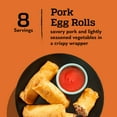 thumbnail image 2 of Tai Pei Pork Egg Rolls, Frozen Asian Appetizers, 8 Count, 24.5 oz, 2 of 8