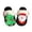#09 Black, variant on Christmas Slippers Adult Cute Christmas Themed Home Slippers Soft Comfy Indoor Outdoor Warm Winter Shoes Women's Men's Fashion Footwear #03 Watermelon Red & Size 8.5