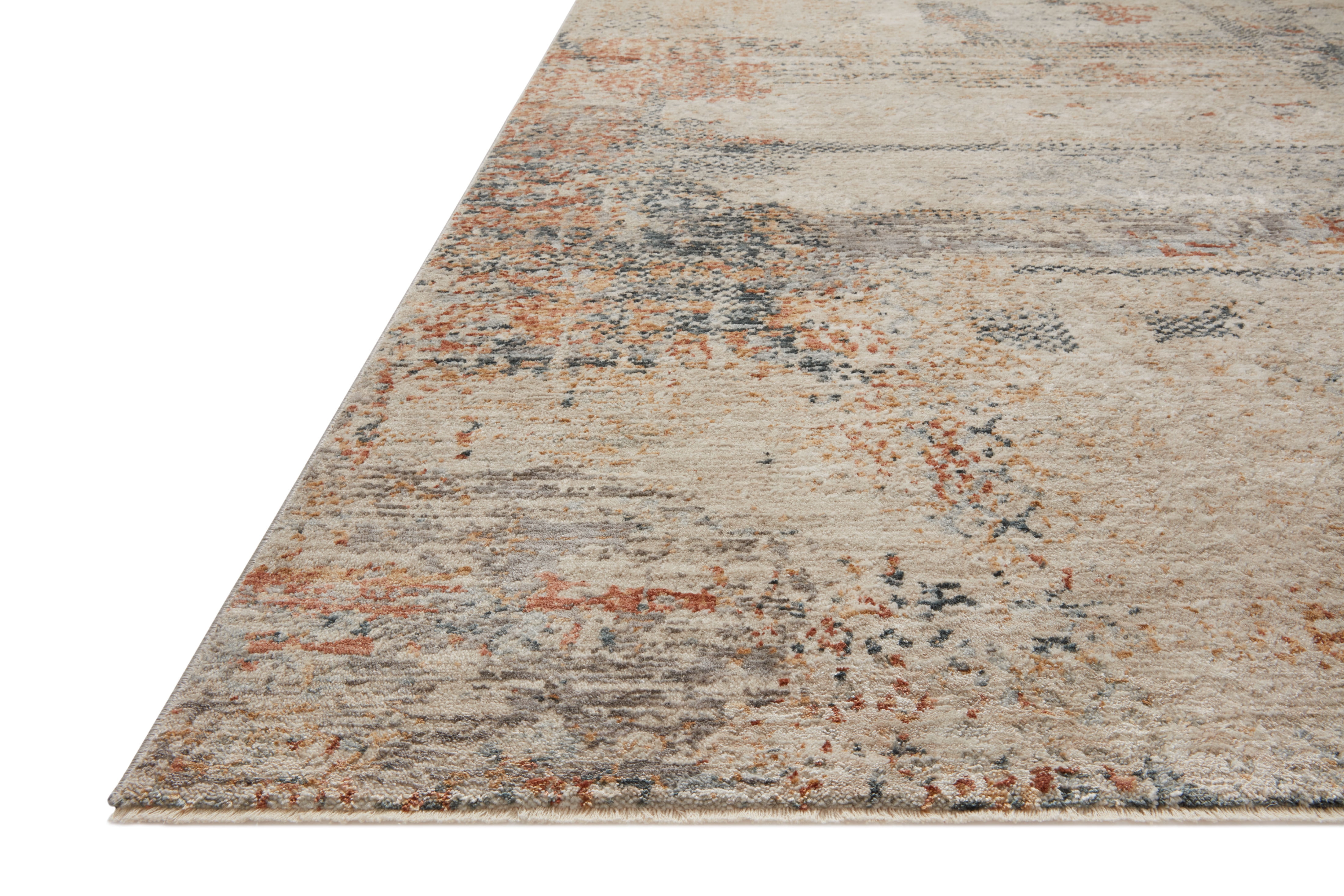 Loloi Axel Collection AXE-06 Sand / Multi, Abstract Area Rug 7'-10" x 10'-2"