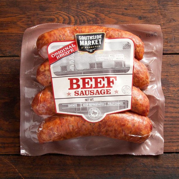 Southside Market Original Beef Sausage, 13.3 Oz.