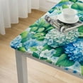 thumbnail image 4 of BANET  Square Tablecloth, Blue Floral Table Cloth for Square Table, Waterproof Spring Tablecloth Wrinkle Free for Patio, Card Table, Party Decor White, 4 of 7