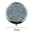 thumbnail image 2 of Espejo Cosmético Mini Mezcla de Diamantes Espejo de Maquillaje Mini Espejo de Bolsillo Plegable Espejo de Mano Portátil - para Mujer Niña Regalo, 2 of 5