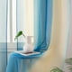 thumbnail image 4 of Cortina Yancorp de Tul Semi Translúcida Para Dormitorio 240 cm Lino Azul Beige, 4 of 7