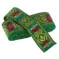 thumbnail image 3 of pitrice National Style Sewing Jacquard Trim National Ribbon Roll Trim Ribbon Roll DIY Crafts Decoration Grass Green, 3 of 9