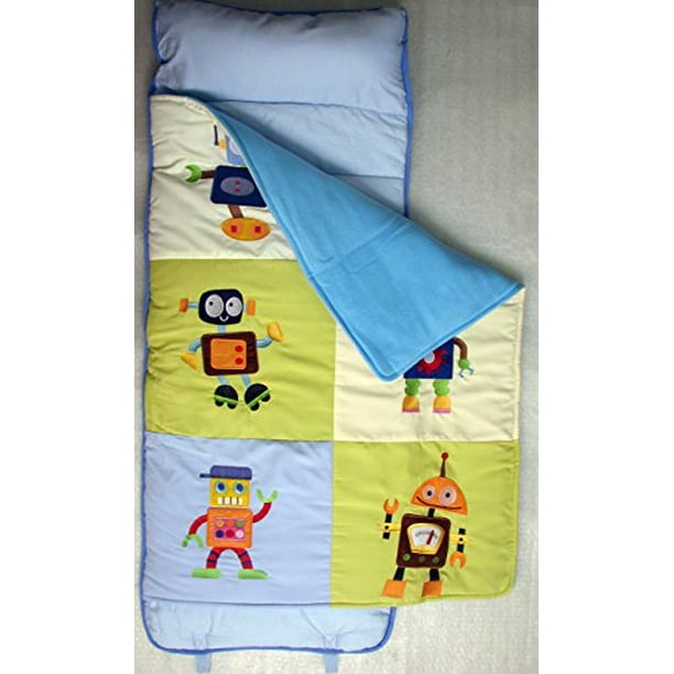 SoHo Nap Mat for Toddlers, Mechanical Heroes, With Pillow and Carrying