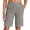 r-1751Grey420, variant on MEZZALL Women's Casual Stretch Waist Shorts Summer Comfortable Wear Elastic Waistband With Pockets Basic Solid Color Shorts Soft Daily Bottoms