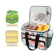 thumbnail image 2 of FORMRS Insulated Cooler Bag 24 Cans Capacity Soft Leakproof Lunch Box with Side Pockets, Watercolor Butterflies, 2 of 7