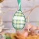 thumbnail image 3 of Decoraciones de Pascua para el Hogar 3 Piezas Colgando Simulación de Pintura de Bricolaje, Huevos de Plástico Verde 15x5x3cm para la Disposición de la Escena, Apoyos de Resurrección, 3 of 6