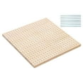 thumbnail image 1 of Crochet blocking boards, crochet pegboard, blocking, crochet accessories, wooden 30cmx30cm, 1 of 8