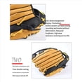 thumbnail image 2 of 2X Guante de BéIsbol de Piel de Vaca de Doble Capa, Guante de Softbol de 12,5 Pulgadas, Adecuado para Adultos, 2 of 6