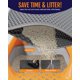 thumbnail image 4 of Alfombrilla de arena para gatos Powools, 23,2 x 14,6 cm, doble capa, gris, 4 of 7