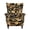 Black Golden Floral, variant on SEANATIVE Wingback Chair Protector 2 Piece Stretch Wing Chair Slipcovers Spandex Armchair Covers Non-Slip Wing Back Sofa Cover Single Seat Sofa Couch Cover, Starfish Sea Shell Blue White
