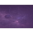 thumbnail image 1 of Ahgly Company Indoor Rectangle Patterned Purple Violet Purple Area Rugs, 5' x 7', 1 of 6