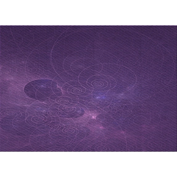 Ahgly Company Machine Washable Indoor Rectangle Transitional Purple Violet Purple Area Rugs, 8' x 10'