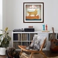 thumbnail image 4 of Art.com Golden Dog Canoe Co Right Facing Art Print by Ryan Fowler, Brown Frame Wall Art, 38" x 38", 4 of 5