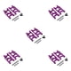 thumbnail image 1 of Vogacara Brazos oscilantes traseros para coche con mando a distancia de 2 piezas que reemplazan la actualización de la pieza púrpura Violeta 5piezas Vogacara  CBP255197, 1 of 4