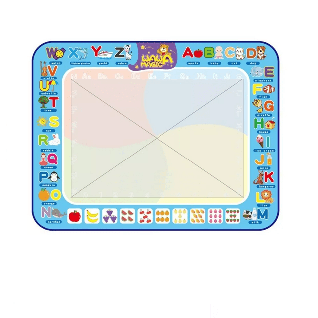 Tapete Mágico Pizarrones Para Dibujar Niños 100x75cm Grande Multicolor