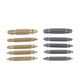 thumbnail image 1 of Kit Extractor De Tornillos Dañados, 10 Piezas Extractor De Tornillos De Larga Vida útil De Acero De Alta Velocidad De Plata Dorada Dura Para Máquina ANGGREK Otros, 1 of 8
