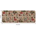 thumbnail image 7 of Red Mushroom Flower Brown Pattern Kitchen Rug Mat,Kitchen Runner Rugs Non Skid Washable,Decorative Kitchen Floor Mats for Kitchen,Sink,Laundry,17"x47.2", 7 of 7