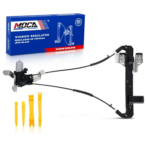 MOCA AUTOPARTS Rear Left Power Window Regulator w/ Motor Fit for 2002-2006 Cadillac Escalade & 2001-2006 GMC Yukon