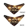 thumbnail image 3 of Naloa Happy New Year 2025 B Dog Bandana Large and Small-Dog Scarf Bib Handkerchief Accessories for Dogs and Cats(S-L)-Large, 3 of 5