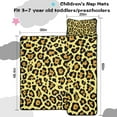 thumbnail image 5 of Yellow and Black Leopard Pattern Toddler Nap Mats for Kids Preschool,Sleeping Mat Bag or Kids,Toddler Sleeping Bag,Toddler Nap Mat or Daycare, 5 of 6