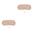 thumbnail image 3 of Baohd Machine Washable Castor Oil Pack Wrap for Easy Cleaning and Reuse Khaki 33 x 11cm 2Set, 3 of 6