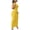 Yellow, variant on Women Summer Sexy Bodycon Maxi Dress Casual Long Dresses Black L