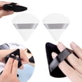 thumbnail image 2 of MKHSQHDG Today's Deals Triangular Powder Puff Makeup Dry Powder Loose Powder Setting Powder Puff Makeup Air Cushion Beauty Makeup Tools 2Pcs, 2 of 8