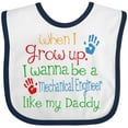 thumbnail image 3 of Inktastic Mechanical Engineer Like Daddy Boys or Girls Baby Bib, 3 of 4