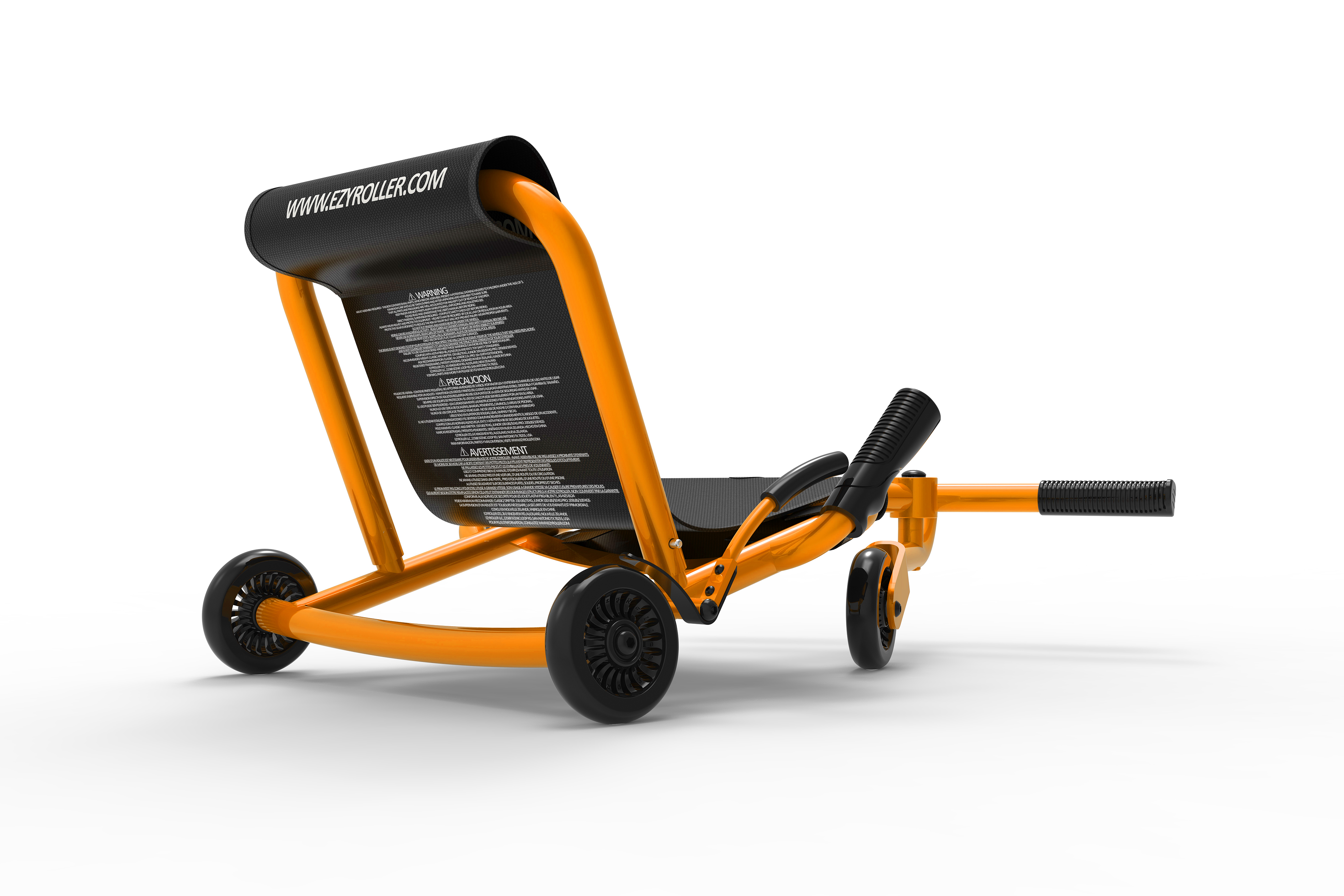 EzyRoller Orange Classic Ultimate Riding Machine Foot-to-Floor Ride-On - image 3 of 10