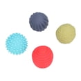 thumbnail image 2 of 4pcs Baby Sensory Balls Textured Different Color Shape Palm Massage Squeeze Ball Toy Set, 2 of 8