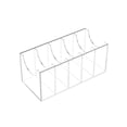 thumbnail image 1 of Sonducket Caja de almacenamiento transparente para cinturón, multifuncional y hecha con compartimento acrílico, caja de almacenamiento para Ropa, zapatos y accesorios Miscelánea caja de 5 rejillas, 1 of 6