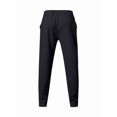 thumbnail image 5 of Men's Drawstring Waist Seamed Straight Leg Casual Pants Black S, 5 of 10