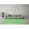 thumbnail image 3 of Ahgly Company Indoor Rectangle Abstract Emerald Green Contemporary Area Rugs, 7' x 9', 3 of 4
