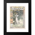 thumbnail image 2 of Anonymous 11x14 Black Modern Framed Museum Art Print Titled - Woman Reading in a Magazine, Standing Under a Tree (1902), 2 of 5
